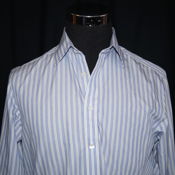 CHARLES TYRWHITT Dress Shirt 16 34 Non Iron Slim - Picture 1 of 6